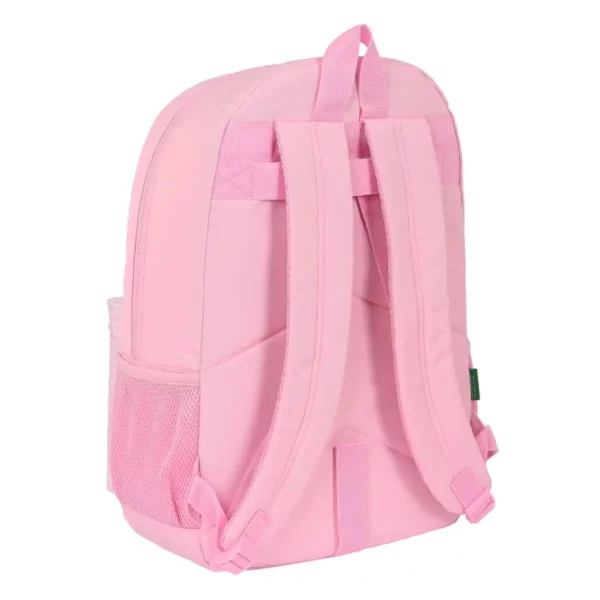 Cartable Benetton Vichy Rose (30 x 46 x 14 cm). SUPERDISCOUNT FRANCE