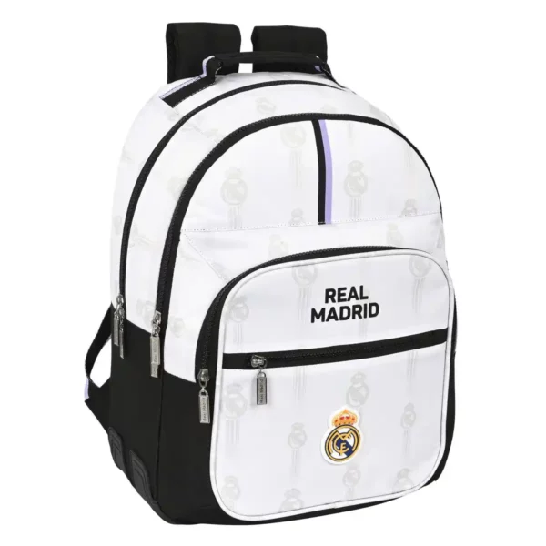 Cartable Real Madrid C.F. Noir Blanc (32 x 42 x 15 cm). SUPERDISCOUNT FRANCE