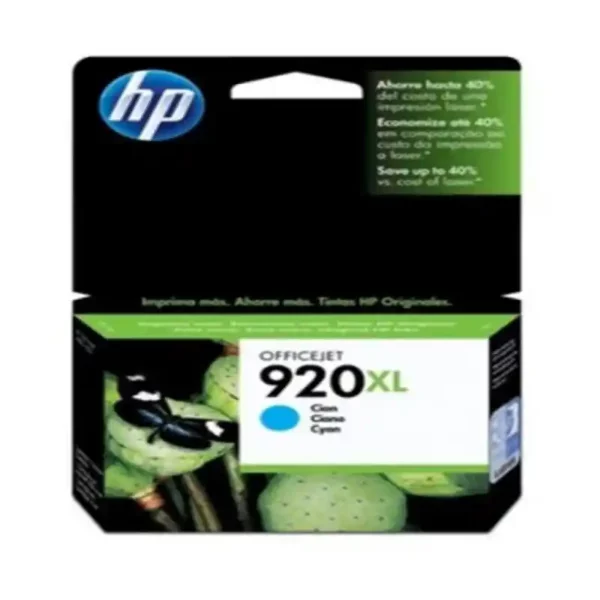 Cartouche d'encre d'origine Hewlett Packard 920 XL (CD972AE) Cyan. SUPERDISCOUNT FRANCE