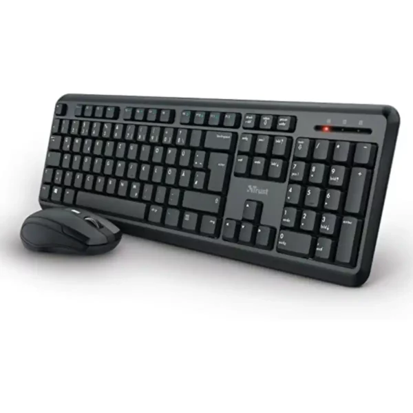 Clavier et souris sans fil Trust 24080 QWERTZ (remis à neuf A). SUPERDISCOUNT FRANCE