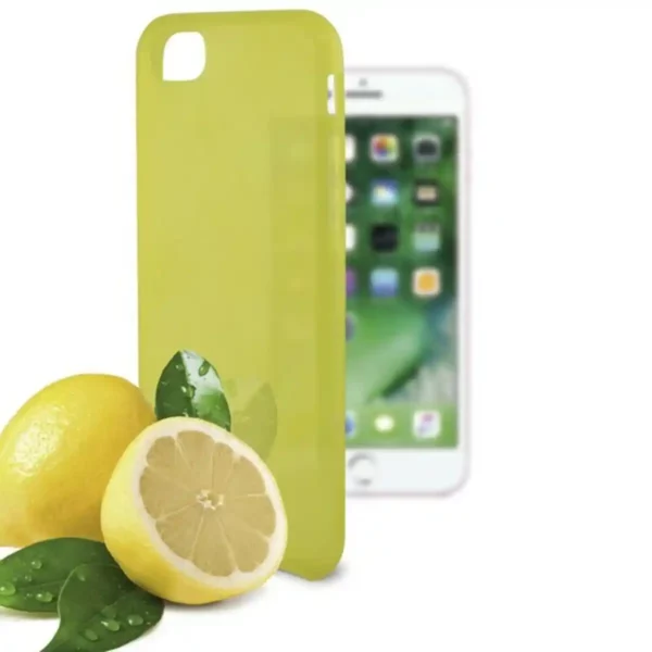 Coque mobile KSIX IPHONE 8, 7, 6, 6S SE 2020 Jaune. SUPERDISCOUNT FRANCE