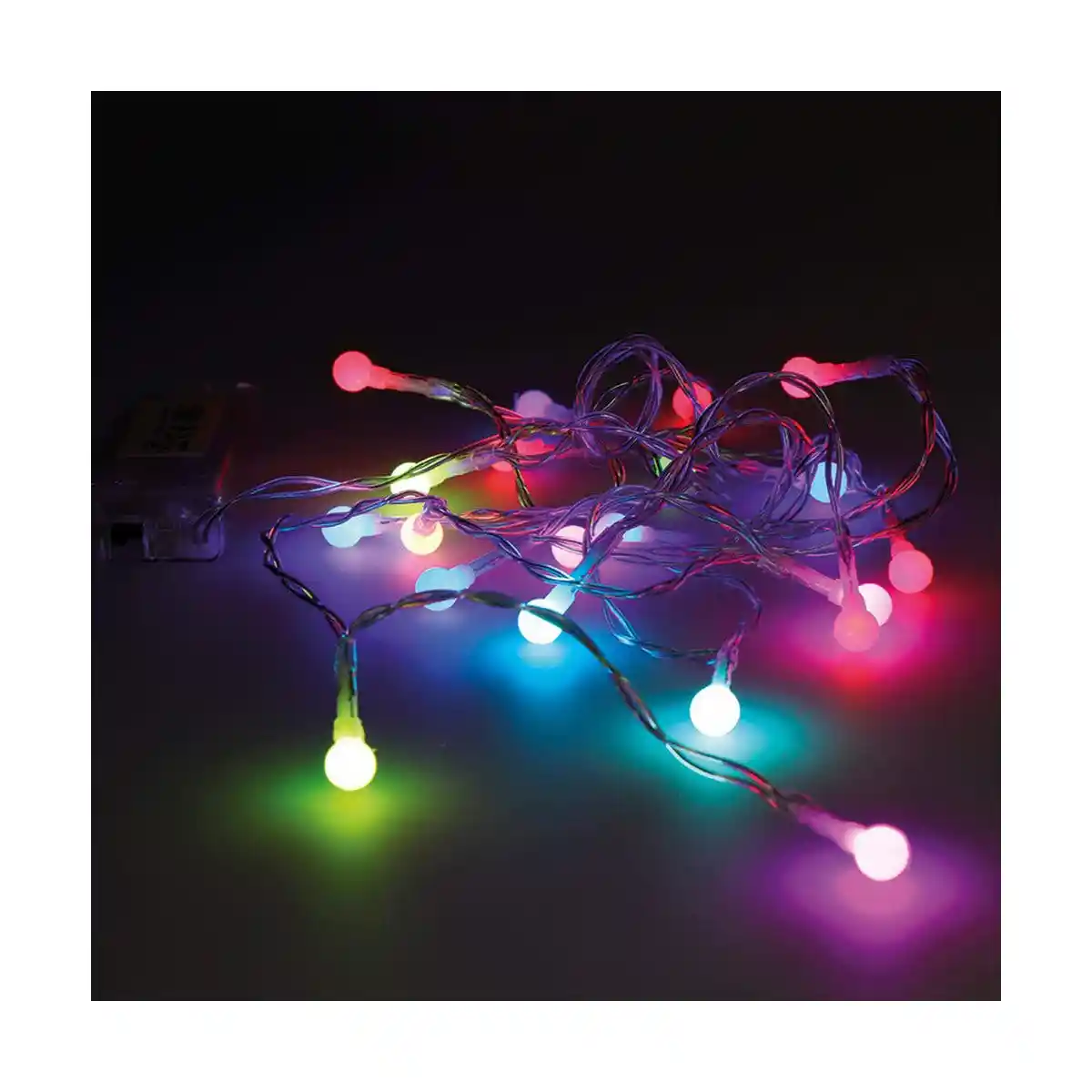 Guirlande de lumieres led eclairage decoratif multicolore_9364. DIAYTAR SENEGAL - Où le Shopping Devient une Aventure Culturelle. Plongez dans notre univers de produits qui célèbrent l'héritage et l'artisanat du Sénégal.