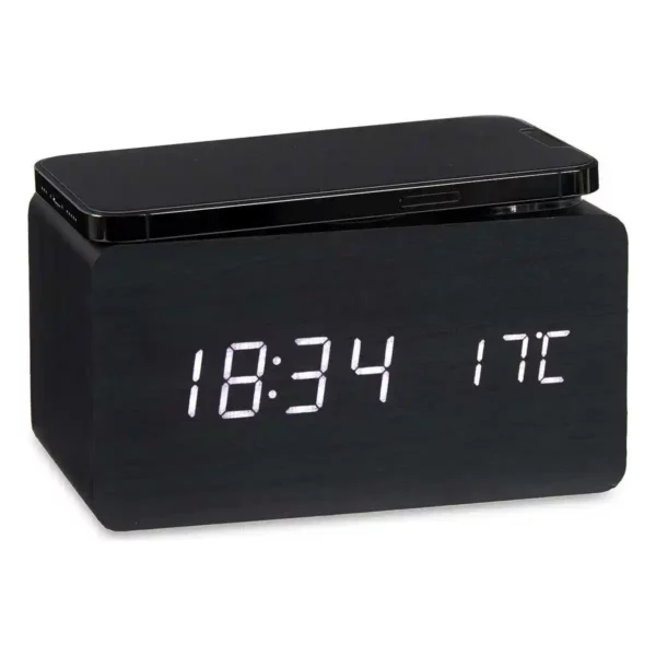 Horloge digitale de table bois mdf pvc noir 15 x 7 5 x 7 cm _7543. Bienvenue chez DIAYTAR SENEGAL - Votre Destination Shopping Complète! Découvrez une boutique en ligne généraliste au Sénégal offrant une vaste gamme de produits, allant des vêtements aux gadgets électroniques, en passant par l'artisanat local.