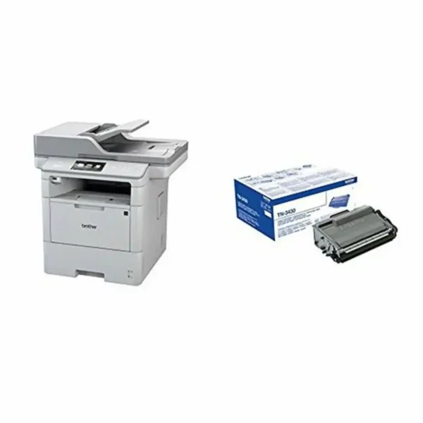 Imprimante fax laser Brother MFCL6800DWRF1 46 ppm WIFI LAN FAX Blanc. SUPERDISCOUNT FRANCE