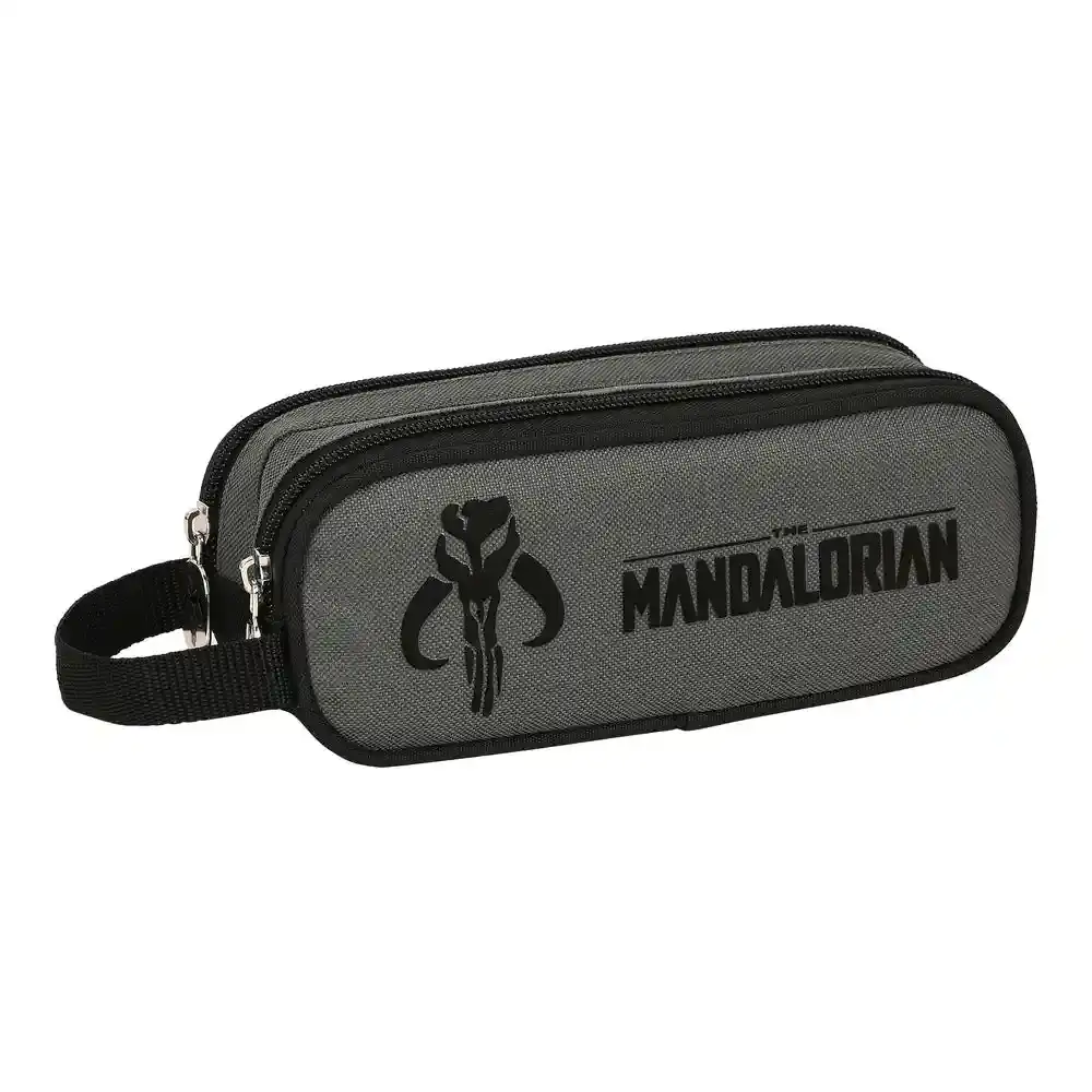 Mallette Scolaire Le Mandalorien Noir Gris (21 x 8 x 6 cm). SUPERDISCOUNT FRANCE