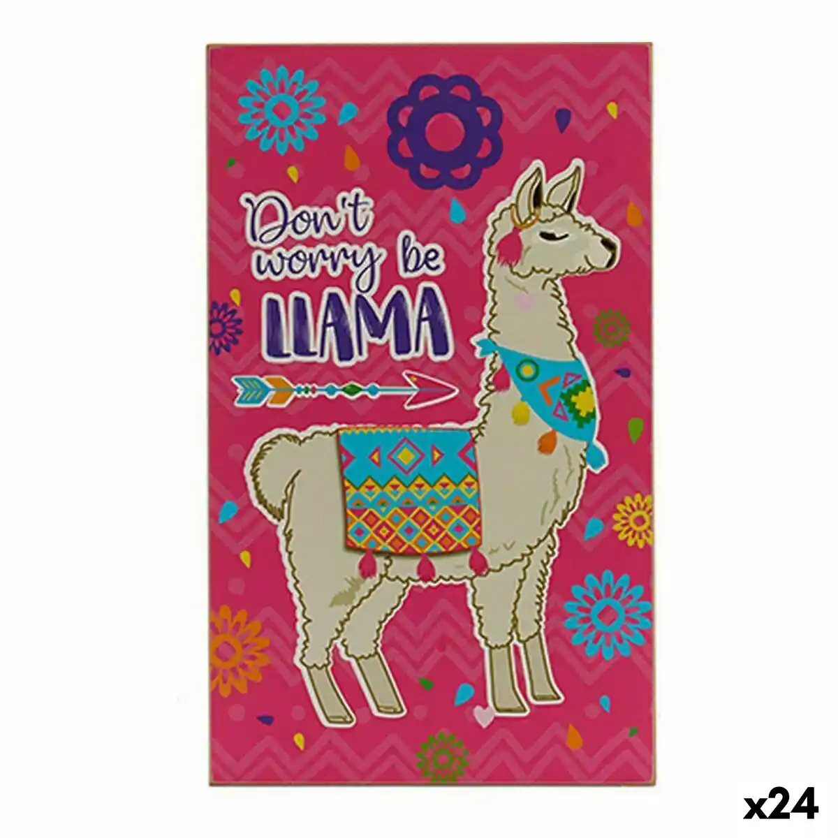 Peinture Bois Lama (1 x 40 x 24 cm). SUPERDISCOUNT FRANCE