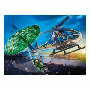 Playset City Action Police Hélicoptère : Parachute Chase Playmobil 70569 (19 pcs). SUPERDISCOUNT FRANCE