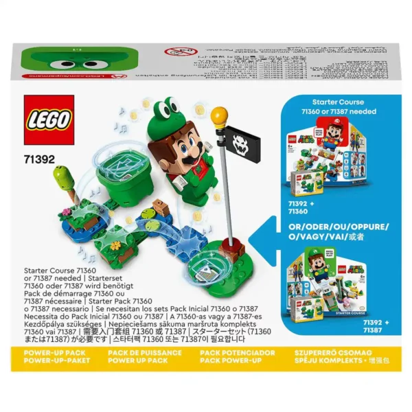 Playset Lego 71392 Super Mario Mario Frog Power. SUPERDISCOUNT FRANCE