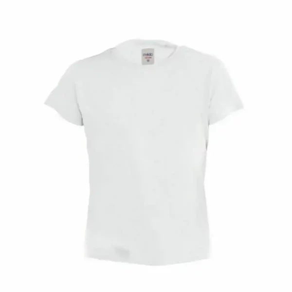 T-shirt à manches courtes pour enfant 144200 Blanc. SUPERDISCOUNT FRANCE