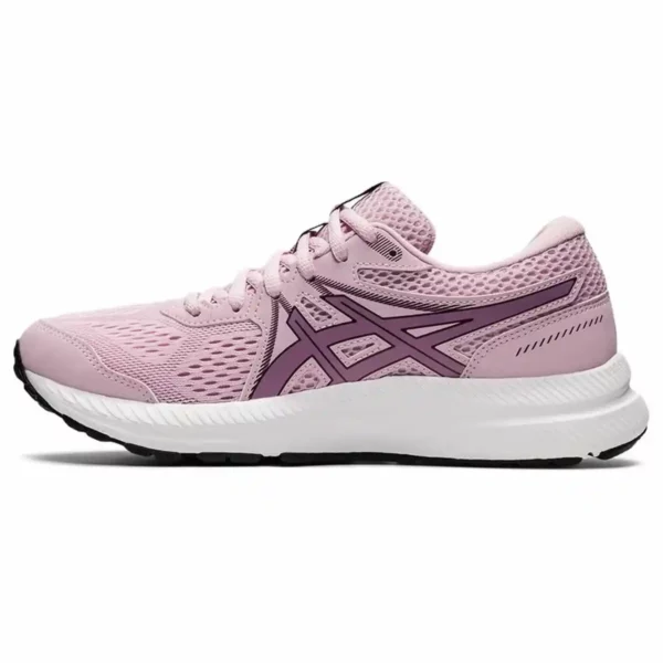 Baskets de sport pour femme Asics Gel-Contend 7 Rose. SUPERDISCOUNT FRANCE