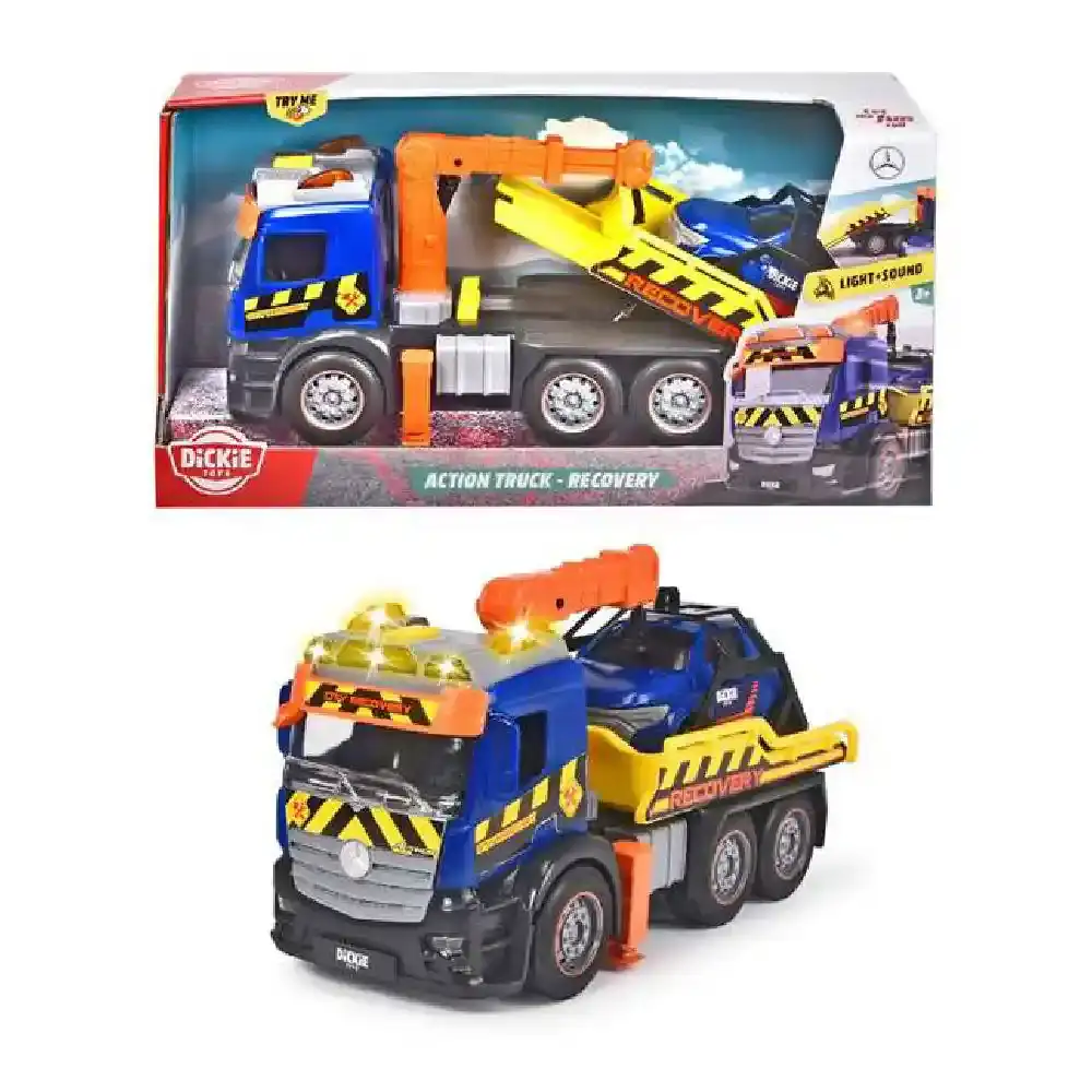 Camion Grue Action Mercedes Simba (26 cm). SUPERDISCOUNT FRANCE