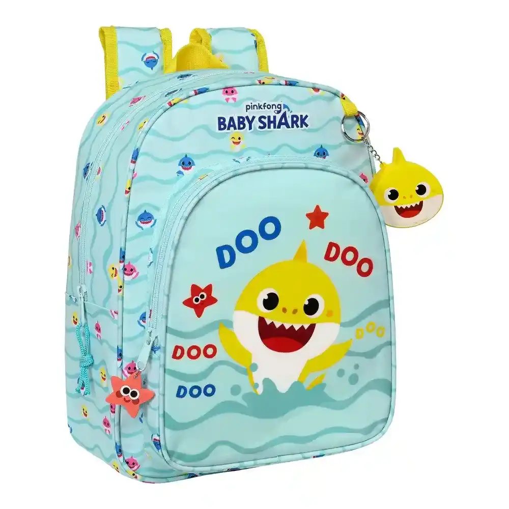 Cartable Baby Shark Beach day Bleu Clair (26 x 34 x 11 cm). SUPERDISCOUNT FRANCE