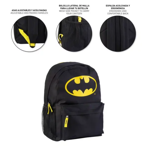 Cartable Batman Noir (30 x 41 x 14 cm). SUPERDISCOUNT FRANCE