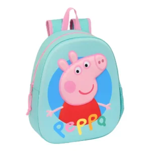 Cartable Peppa Pig Turquoise. SUPERDISCOUNT FRANCE