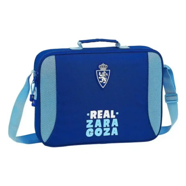 Cartable Real Zaragoza Bleu Bleu Clair (38 x 28 x 6 cm). SUPERDISCOUNT FRANCE