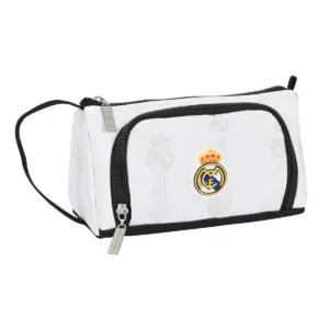 Cas scolaire Real Madrid C.F. Noir Blanc (20 x 11 x 8,5 cm). SUPERDISCOUNT FRANCE