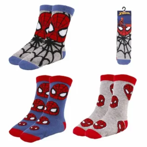 Chaussettes Spiderman 3 paires Multicolore. SUPERDISCOUNT FRANCE