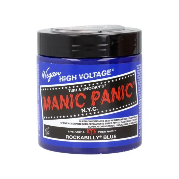 Colorant semi permanent manic panic panic high blue vegan 237 ml _8214. DIAYTAR SENEGAL - Où Chaque Produit est une Histoire à Raconter. Découvrez notre sélection de produits qui vous permettent de créer votre propre récit à travers vos achats.