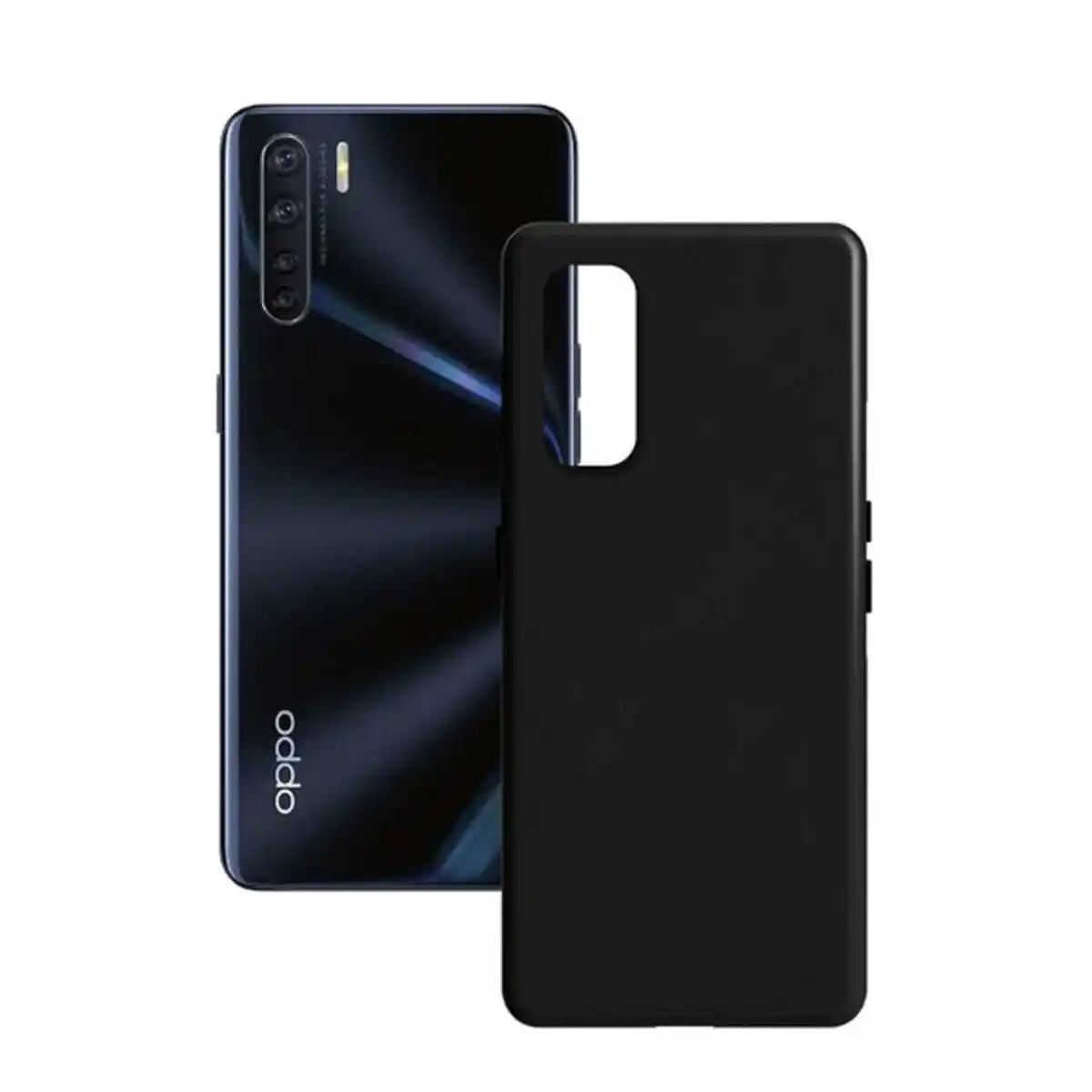 Coque oppo a91 ksix noir rigide_3018. DIAYTAR SENEGAL - Où Chaque Achat Raconte une Histoire. Explorez notre boutique en ligne et créez votre propre narration à travers notre diversité de produits, chacun portant une signification unique.