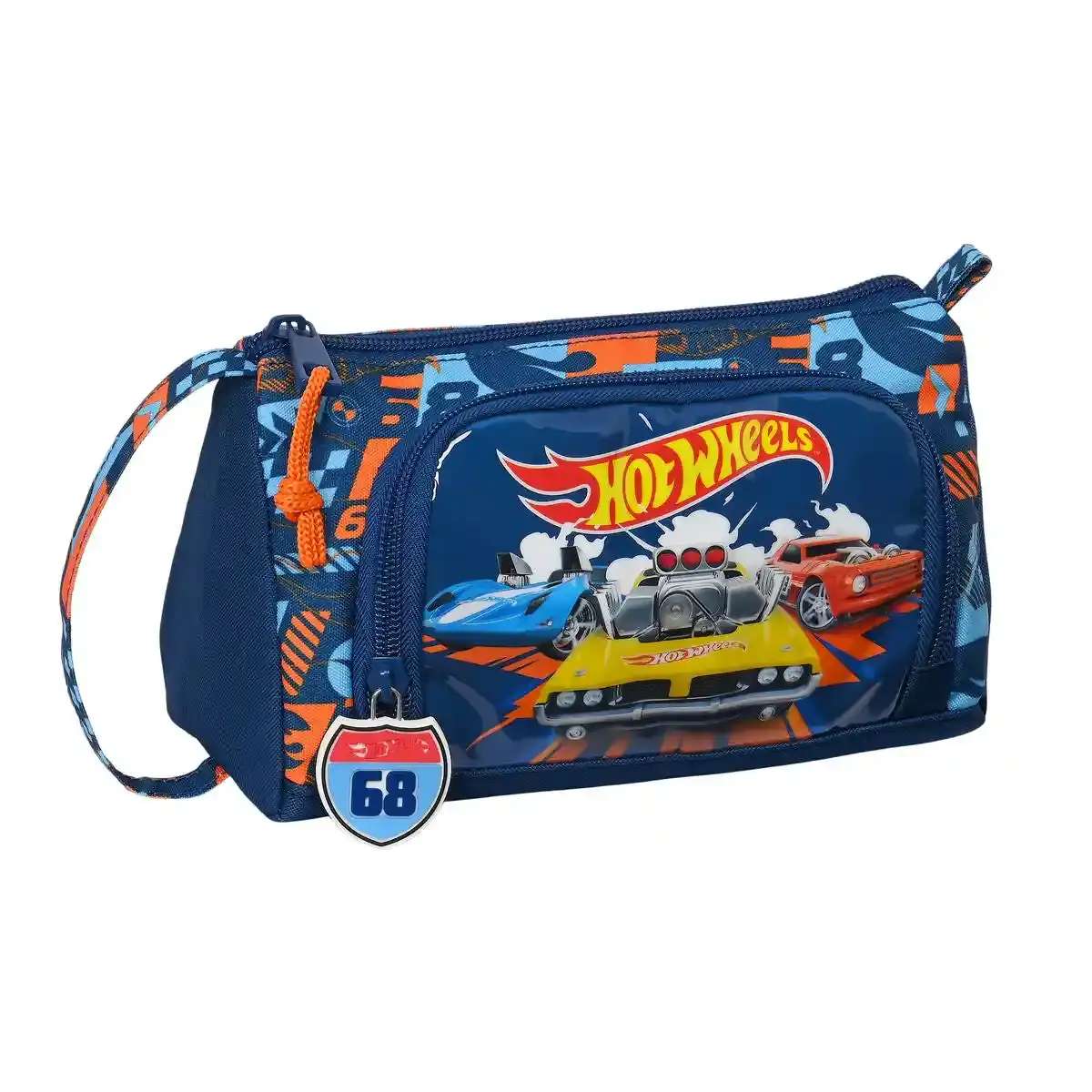 Mallette scolaire avec accessoires Hot Wheels Speed ​​club Orange (20 x 11 x 8,5 cm) (32 pièces). SUPERDISCOUNT FRANCE