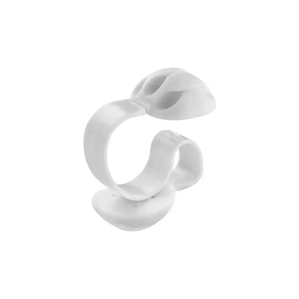Passe-câble Inofix Clip Adhésif Triple Blanc. SUPERDISCOUNT FRANCE