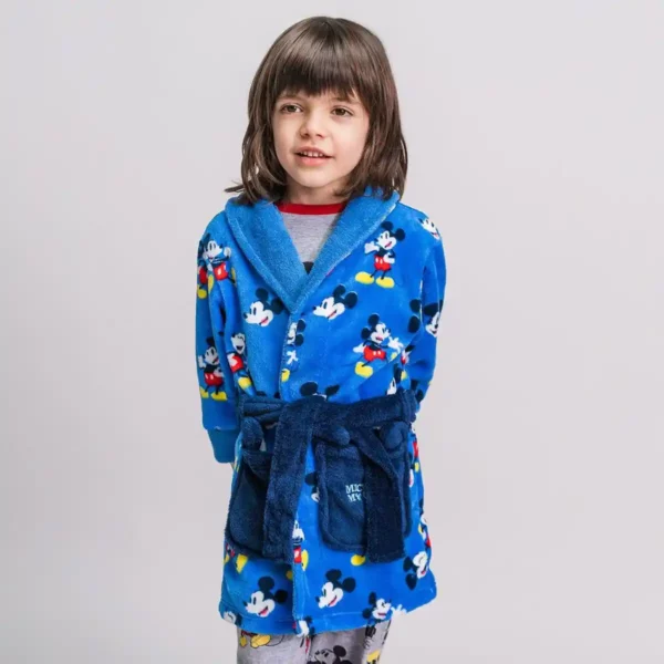 Peignoir Enfant Mickey Mouse Bleu. SUPERDISCOUNT FRANCE