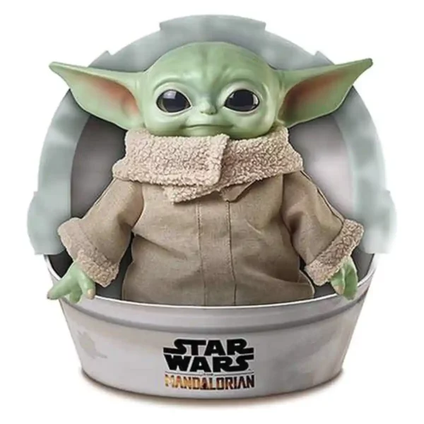 Peluche Baby Yoda Mandalorian Star Wars Mattel 28 cm. SUPERDISCOUNT FRANCE