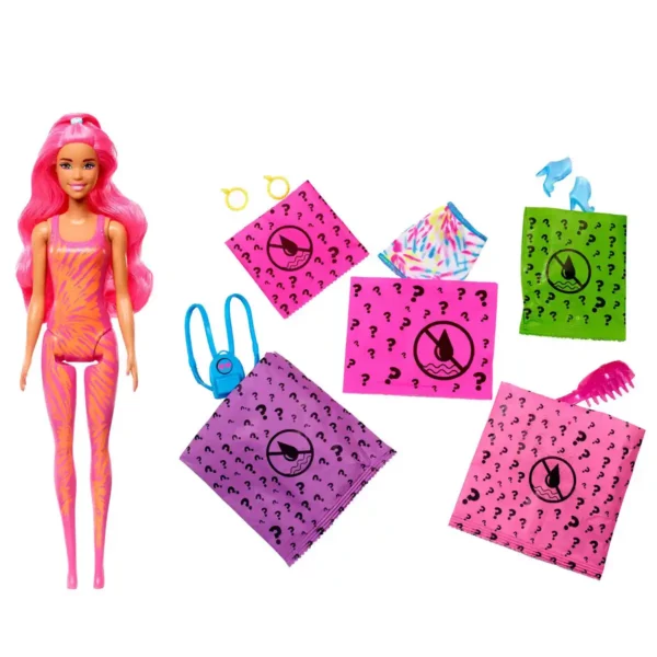 Poupée Barbie Color Reveal Neon Series. SUPERDISCOUNT FRANCE