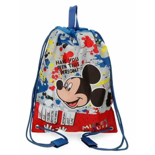 Sac à Dos à Cordes Joumma Mickey Bleu. SUPERDISCOUNT FRANCE