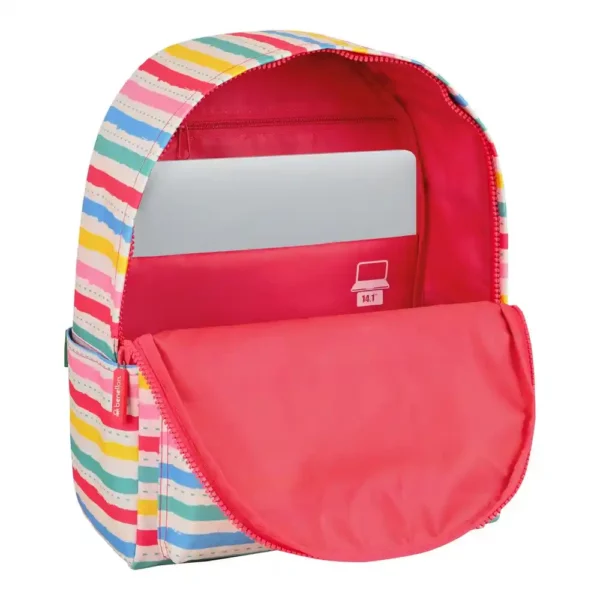 Sac à dos pour ordinateur portable Benetton Stripes Multicolore (31 x 40 x 16 cm). SUPERDISCOUNT FRANCE