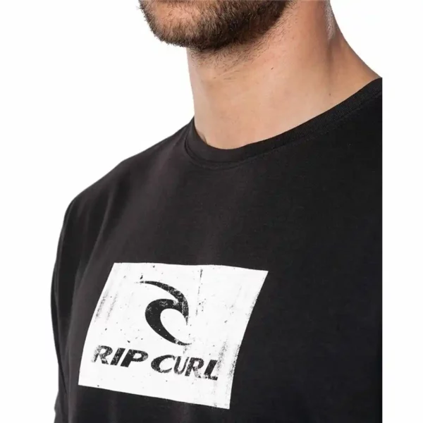 T-shirt à manches courtes pour homme Rip Curl Hallmark Black. SUPERDISCOUNT FRANCE