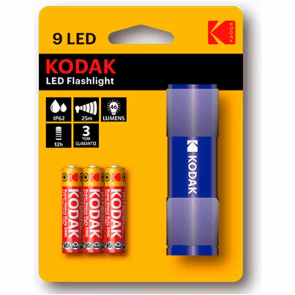 Torche LED Kodak 9LED Bleu. SUPERDISCOUNT FRANCE