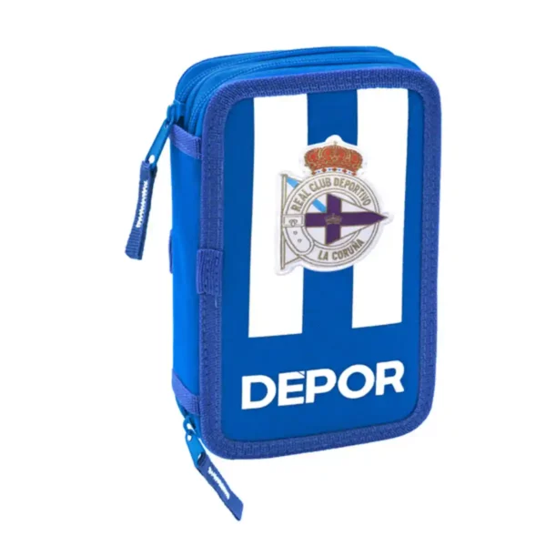 Trousse Double R. C. Deportivo de La Coruña Bleu Blanc (28 pcs). SUPERDISCOUNT FRANCE