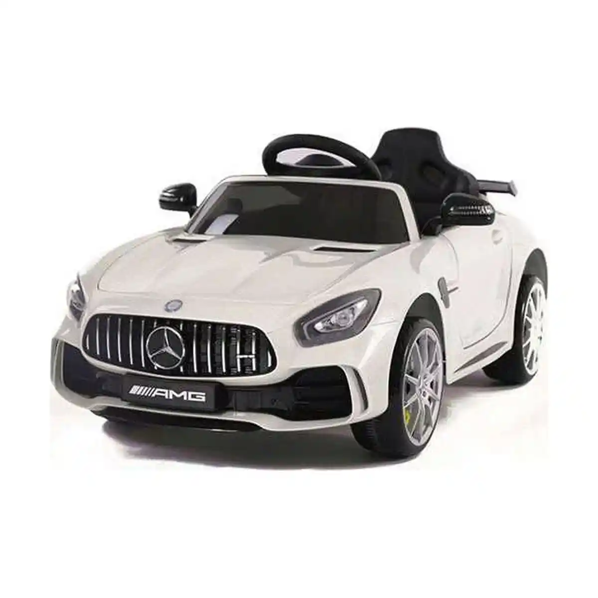 HOMCOM Mercedes-Benz AMG Voiture Véhicule Électrique Enfant 12 V Blanc