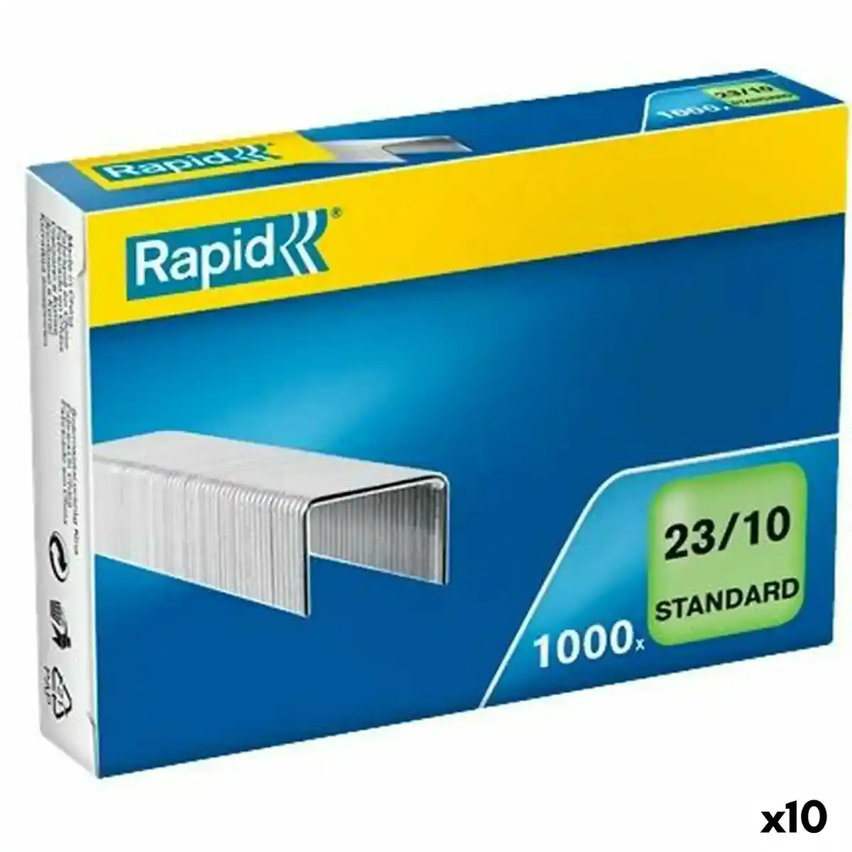 Agrafes Rapid 23/10 1000 Pièces 23/10 (10Unités). SUPERDISCOUNT FRANCE