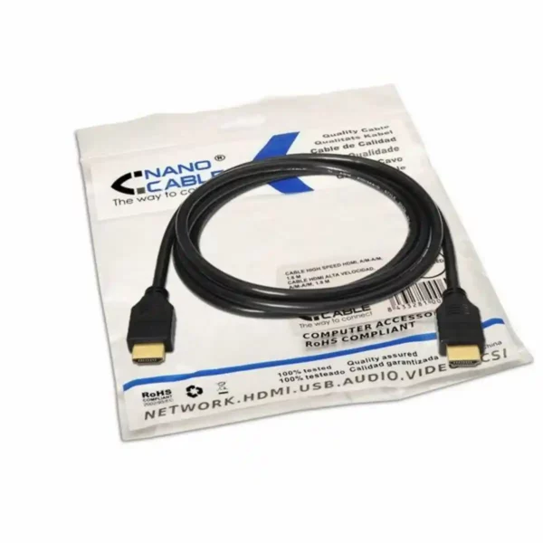 Câble HDMI avec Ethernet NANOCABLE 15.10.1820 20 m v1.4 Connecteur Mâle à Mâle. SUPERDISCOUNT FRANCE