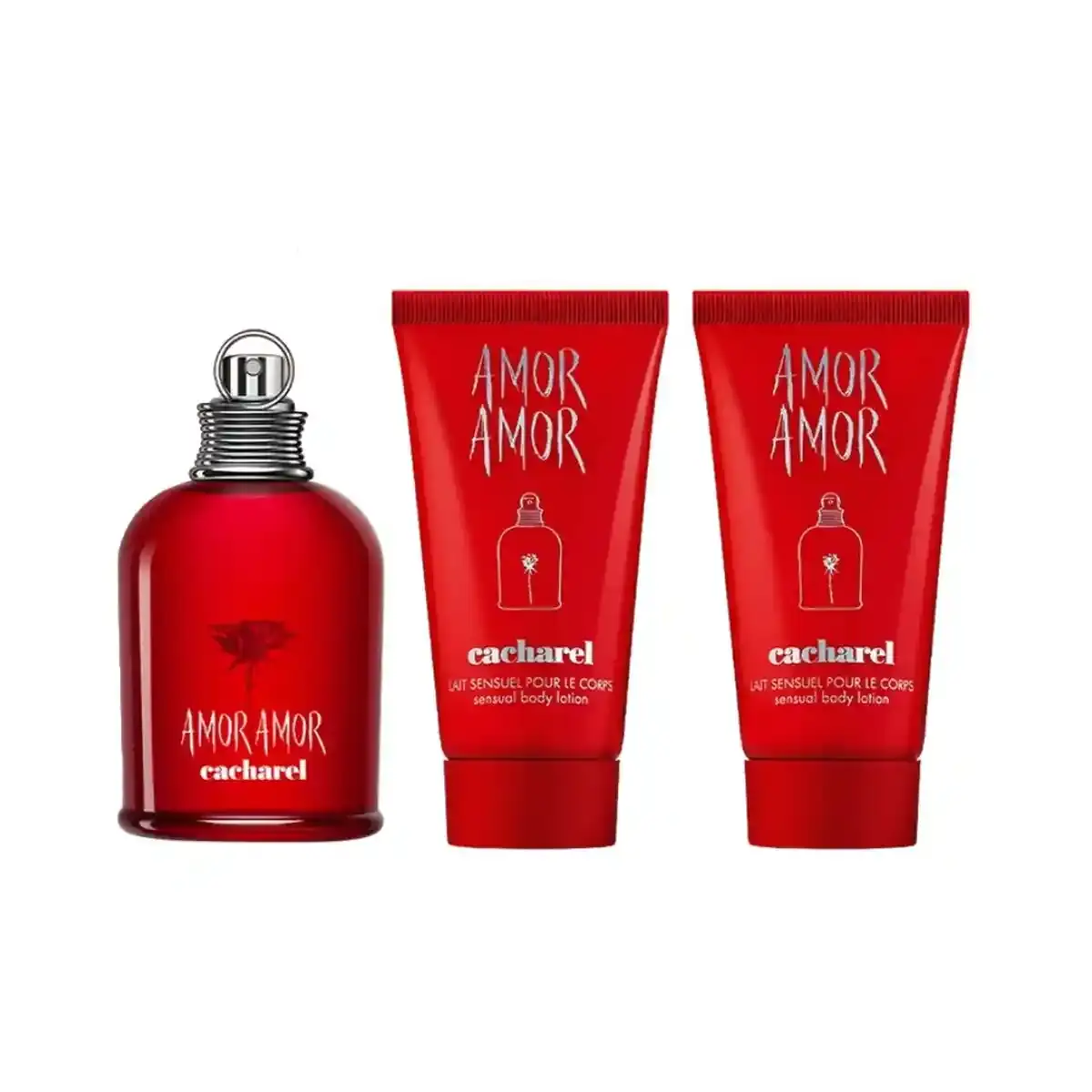 Coffret de parfum femme cacharel amor amor 3 pieces_4984. DIAYTAR SENEGAL - Là où la Beauté Rencontre la Fonctionnalité. Parcourez notre sélection pour trouver des produits qui allient esthétique et praticité, pour un quotidien sublimé.