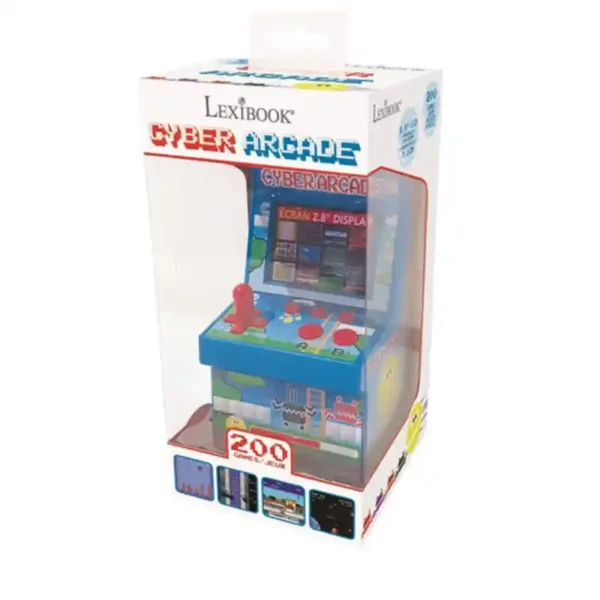 Console Cyber ​​Arcade 200 Jeux Lexibook JL2940 LCD 2,5". SUPERDISCOUNT FRANCE