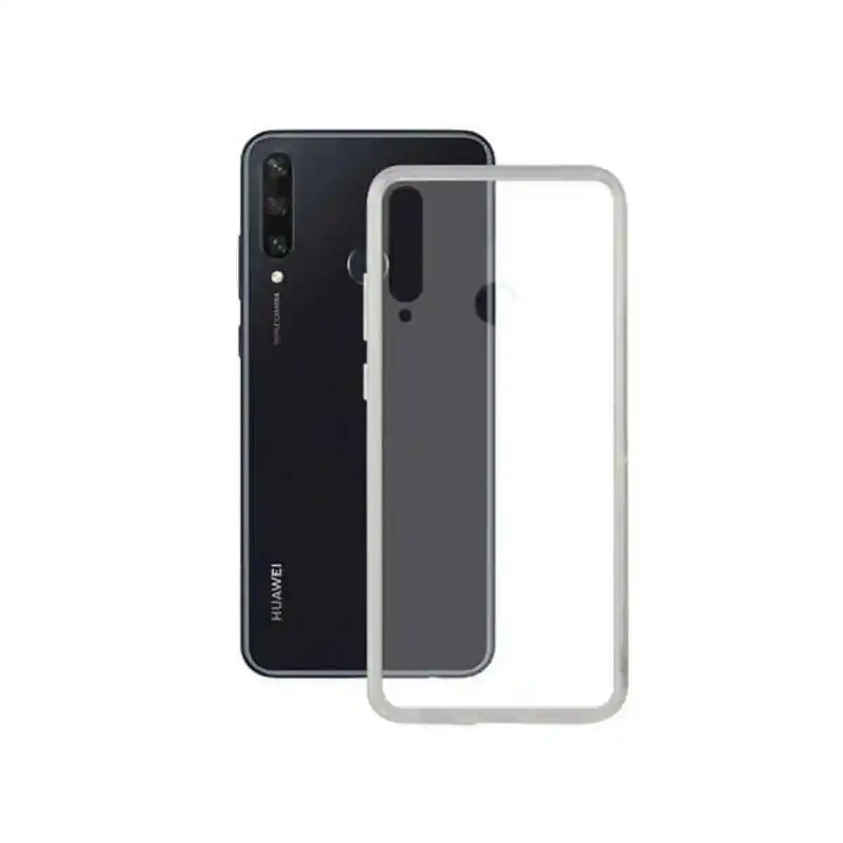 Coque mobile Huawei Y6P KSIX Transparente. SUPERDISCOUNT FRANCE