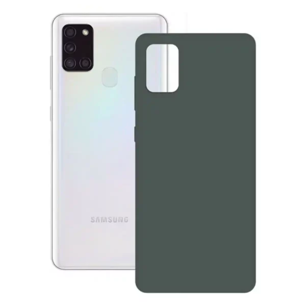 Coque mobile samsung galaxy a21s ksix silk green_6211. Bienvenue sur DIAYTAR SENEGAL - Où Chaque Détail compte. Plongez dans notre univers et choisissez des produits qui ajoutent de l'éclat et de la joie à votre quotidien.