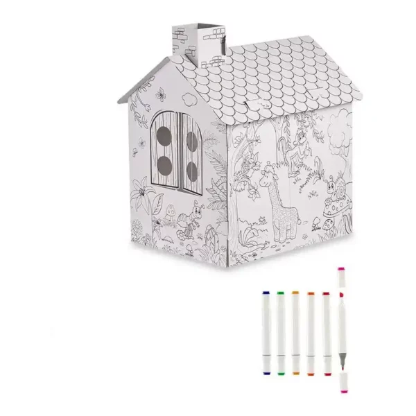 Craft Game House Papier 3D (54 x 68,5 x 43 cm). SUPERDISCOUNT FRANCE