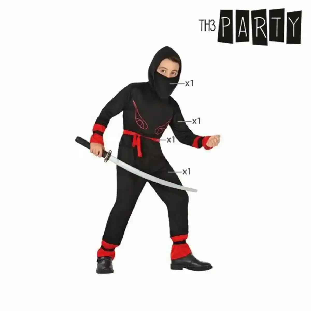 Deguisement ninja pour enfants_3267. DIAYTAR SENEGAL - L'Art de Vivre en Couleurs et en Styles. Parcourez notre sélection et trouvez des articles qui reflètent votre personnalité et votre goût pour la vie.