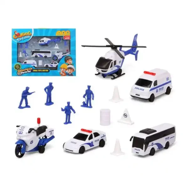 Ensemble vehicules de police et accessoires blanc 13 pcs _6489. Entrez dans l'Univers de DIAYTAR SENEGAL - Où Choisir est un Voyage. Explorez notre gamme diversifiée et trouvez des articles qui répondent à tous vos besoins et envies.