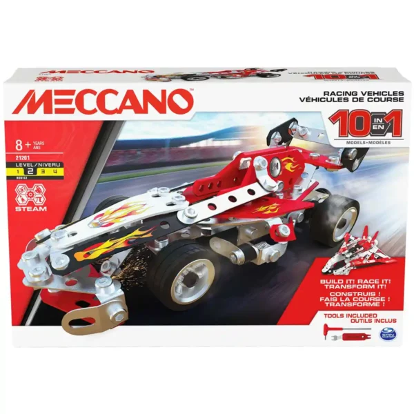 Jeu de construction Meccano Racing Vehicles 10 Models. SUPERDISCOUNT FRANCE
