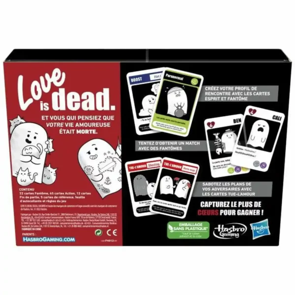 Jeu de société Hasbro Love is Dead (FR). SUPERDISCOUNT FRANCE