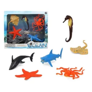 Lot de 6 Animaux Sauvages Océan 110364. SUPERDISCOUNT FRANCE