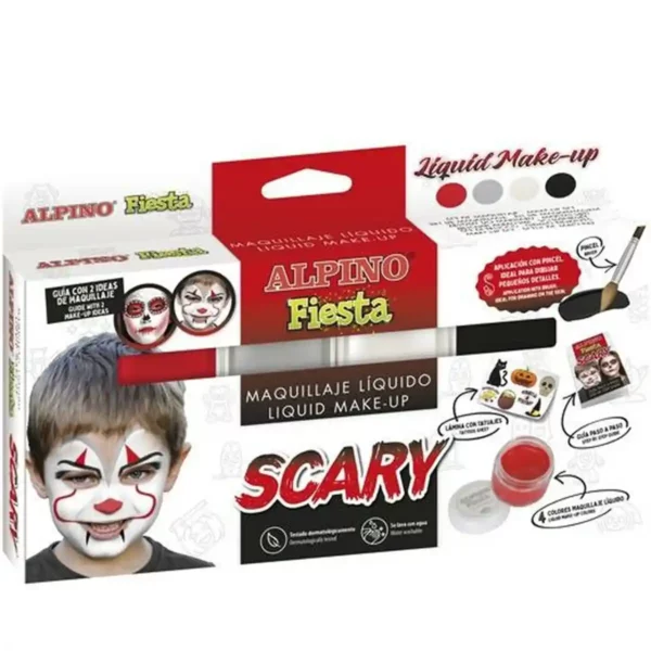 Maquillage pour enfants Alpino Scary 4 couleurs. SUPERDISCOUNT FRANCE