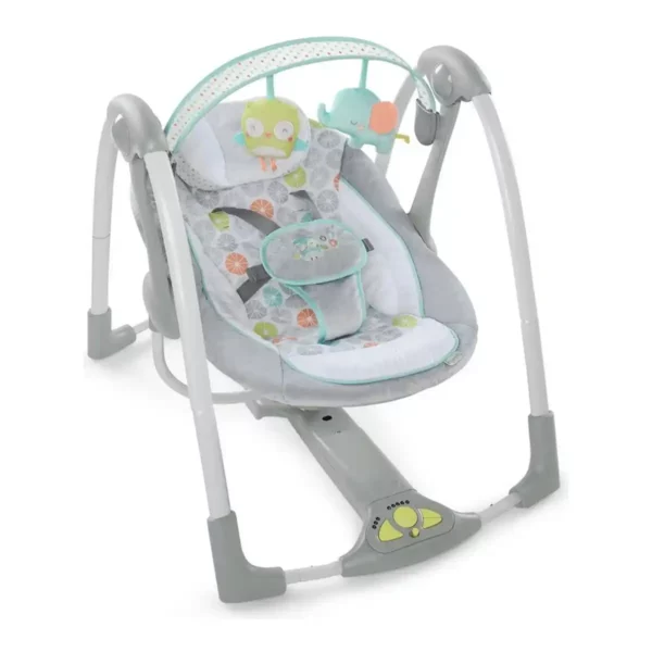 Rocking Chair Compact Swing - Hugs & Hoots Gris Blanc. SUPERDISCOUNT FRANCE