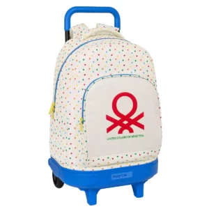 Sac à dos scolaire à roulettes Benetton Topitos (33 x 45 x 22 cm). SUPERDISCOUNT FRANCE