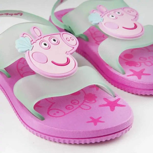 Sandales pour enfants Peppa Pig Rose. SUPERDISCOUNT FRANCE